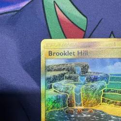 Brooklet Hill SV88/SV94 Hidden Fates Trainer Stadium Holo Full Art Pokemon Card - Image 2