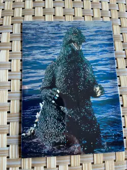 Godzilla Chromium Trading Card #44 Godzilla Goes Ashore 1996 Toho JPP/AMADA~USA - Image 1