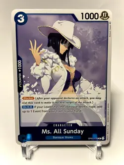 OP01-079 Ms. All Sunday Romance Dawn - One Piece Card Game - Image 1