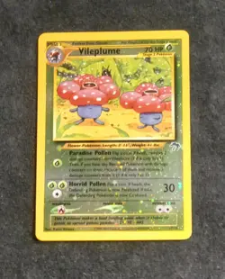 Pokemon TCG Vileplume 17/18 Southern Islands Reverse Holo Card - Image 3
