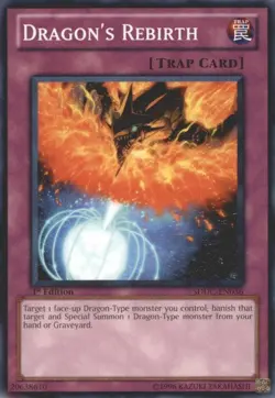 Dragon's Rebirth - SDDC-EN036 - Common - 1st Edition LP Yugioh Starter Deck Card - Image 1