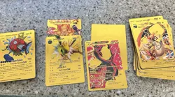 Pokemon 55 Piece Gold Foil Cards Vmax V Ex - Image 2