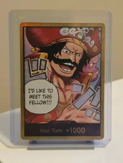 One Piece Gol.D.Roger GOLD DON!! Card (OP-13) English Pack Fresh - Image 1