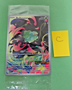 2025 Bulbasaur 133/132 Pokemon TCG Mega Evolutions Stamped Promo Card NM Sealed - Image 1