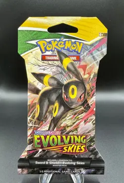 Evolving Skies Umbreon Sleeved Booster Pack New Sealed Pokemon Card TCG - Image 1
