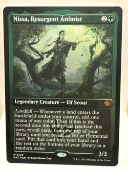 Nissa, Resurgent Animist Etched Foil M Foil #122 | MOM: The Aftermath MAT | MTG - Image 1