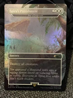 Day of Judgment #1858 FOIL Spira's Punishment NM MTG Final Fantasy Secret Lair - Image 1
