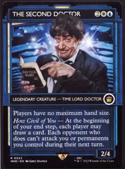 The Second Doctor - 553 Showcase not foil - MTG Doctor Who - Image 1
