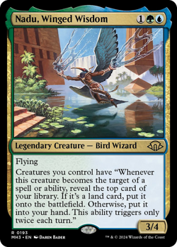 Nadu, Winged Wisdom [Modern Horizons 3] Magic MTG - Image 1