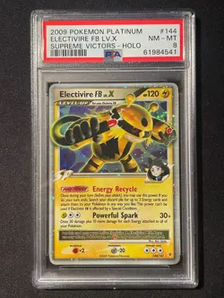 PSA 8 Electivire LV.X Platinum Supreme Victors Pokemon Card English 2009 - Image 1