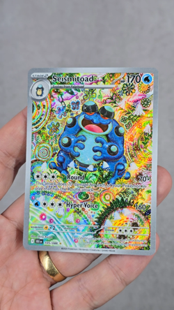 Seismitoad 105/086 🎉NM/M🎉 Illustration Rare Pokemon Card BLACK BOLT English - Image 2