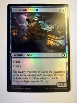 x1 Stormrider Spirit MID MTG 79/277 FOIL MAGIC THE GATHERING M/NM - Image 1