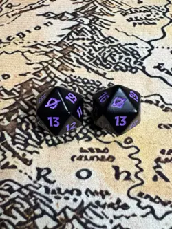 Lot of 4 Magic the Gathering Spindown Life Counter Dice 2 EOE, 1 SPM, 1 FDN D20 - Image 3