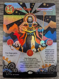 FOIL (NON-HALO) Urza’s Saga Secret Lair Countdown Kit Encyclopedia MTG NM - Image 1