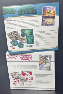 Pokemon TCG Scarlet & Violet White Flare & Twilight Masquerade Trainer Elite Box - Image 2