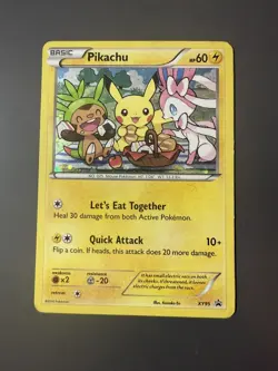 Pokemon Pikachu TCG XY95 XY Black Star Promo Holo Card - Image 1
