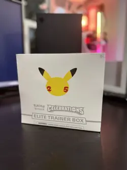 Pokemon TCG: 25th Anniversary Celebrations Elite Trainer Box (2021) 820650809439 - Image 1
