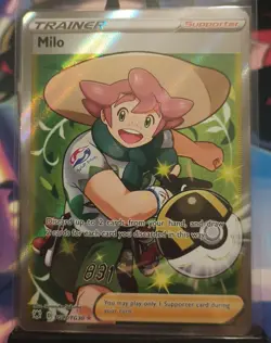 Pokemon TCG Milo Sword & Shield - Astral Radiance TG27/TG30 Holo Ultra Rare - Image 1