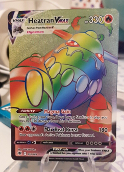 Heatran VMAX (Secret) 191/189 Swsh10: Astral Radiance Holo Pokemon TCG 2022 - Image 1