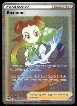 Pokemon TCG Astral Radiance #206/189 Roxanne NM - Image 1