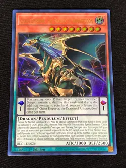 Yugioh Chaos Emperor The Dragon of Armageddon BLC1-EN026 1ST Ultra (NM) - Image 1