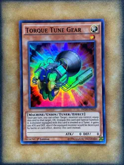 Yugioh Torque Tune Gear INOV-EN033 Super Rare 1st Ed NM - Image 1