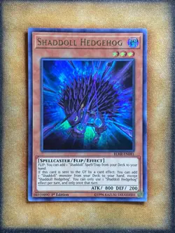 Yugioh Shaddoll Hedgehog BLHR-EN081 Ultra Rare 1st Ed NM - Image 1