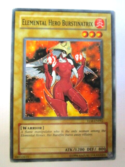 Yugioh! Elemental Hero Burstinatrix Tlm-En002 Common Unlimited Light Play!! - Image 1