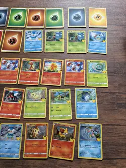 Lot 28 Pokemon McDonald’s 25th Anniversary Trading Cards Inc 5 Rarer Holographic - Image 3