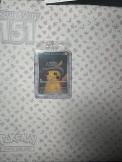 Pikachu With Grey Felt Hat 085 Promo Pokemon Van Gogh Card Sealed In Package - Image 1
