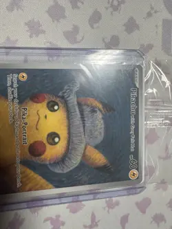 Pikachu With Grey Felt Hat 085 Promo Pokemon Van Gogh Card Sealed In Package - Image 2