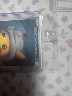 Pikachu With Grey Felt Hat 085 Promo Pokemon Van Gogh Card Sealed In Package - Image 3
