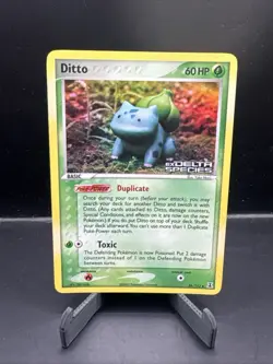 Pokemon Card - Ditto (Bulbasaur) Delta Species 36/113 Reverse Holo Stamped MP - Image 1