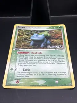 Pokemon Card - Ditto (Bulbasaur) Delta Species 36/113 Reverse Holo Stamped MP - Image 2