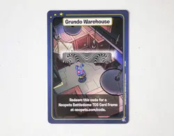 Neopets Battledome TCG Card Frame - Grundo Warehouse - Neopets *CODE ONLY* - Image 1