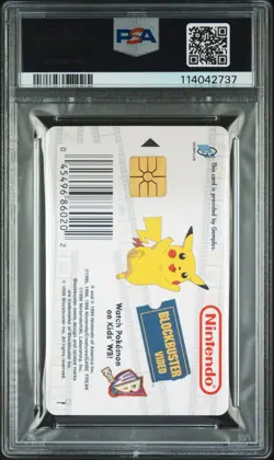 Pokemon Card Squirtle Blockbuster Video Snap Smart Card 1999 PSA 10 GEM MINT - Image 2