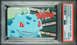 Pokemon Card Bulbasaur Blockbuster Video Snap Smart Card 1999 PSA 10 GEM MINT - Image 1