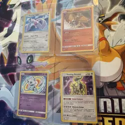 Pokemon TCG Shining Poke Mew Lugia Holo Shiny Rare Foil Cards 4 Lot5 - Image 1