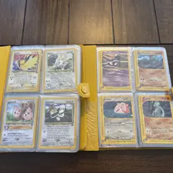2 Vintage Binders E Reader Holo And First Edition Cards Great Shape Pokemon TCG - Image 2