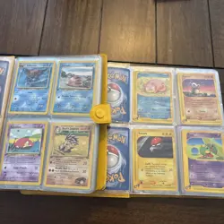 2 Vintage Binders E Reader Holo And First Edition Cards Great Shape Pokemon TCG - Image 4