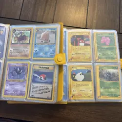 2 Vintage Binders E Reader Holo And First Edition Cards Great Shape Pokemon TCG - Image 5