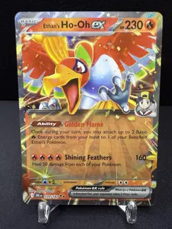 Ethan's Ho-Oh ex - 039/182 SV10: Destined Rivals NM Pokemon Card TCG - Image 1