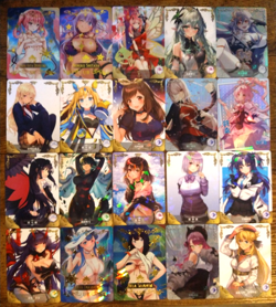 Beautiful 20 Goddess Story Card Lot - Anime Girls Waifu Nana Asta Erina Saaya - Image 1