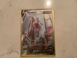 Pokemon TCG Mewtwo v Alternate Full Art Card 072/078 NM Condition - Image 1