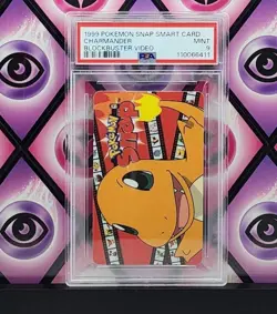 Pokemon Snap Smart Card Charmander PSA 9 Blockbuster Video Ships Fast!!! - Image 1