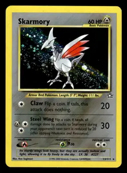 Skarmory 13/111 Holo Rare Neo Genesis Set Pokemon Card - Image 1