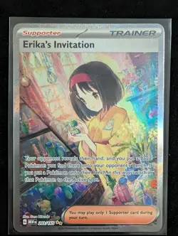 Pokemon TCG SV Scarlet & Violet 151 Erika's Invitation Card #203/165 - Image 1