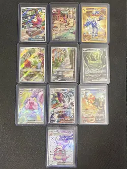 Pokemon-Paldea Evolved 10 Card Lot: Full Art, Illustration Rare & SIR Pokemon - Image 1