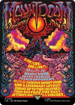 MTG English Mount Doom (Borderless Poster) NM Normal - Image 1