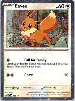 Eevee - 200 (Cosmos Holo) Promo SV: Scarlet & Violet Promo Cards - Image 1